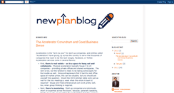 Desktop Screenshot of blog.newplannow.com